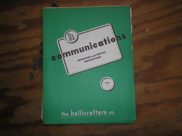 S-82 Receiver Run-1
Operator Service Manual  